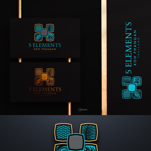 Thai logo with the title '5 Elements - Thailand Luxury Villa'