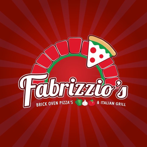 Italian brand with the title 'Logo for Brick oven pizza's'