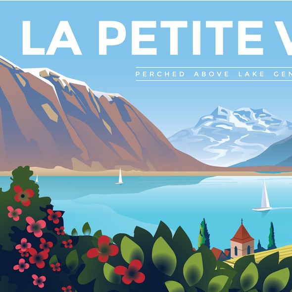 Swiss design with the title 'La Petite Vigne'