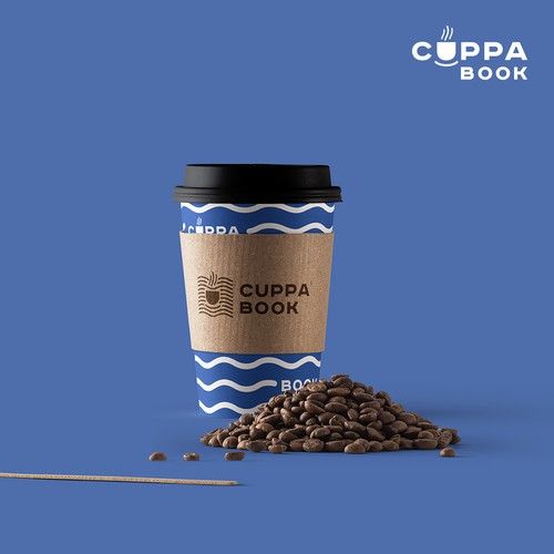 Cup brand with the title 'food company logo design'