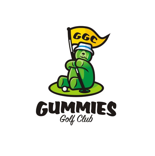 Joint logo with the title 'Gummies Golf Club - Gummies and Golf are the bomb!!!'