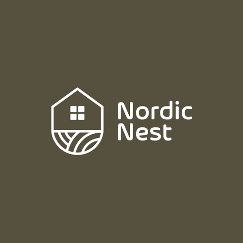 Nordic logo with the title 'Nordic Nest logo'