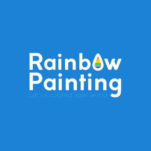 Rainbow logo with the title 'Rainbow Painting'