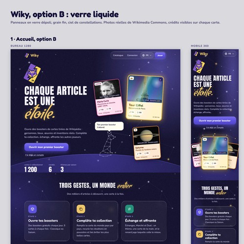 Game website with the title 'Game Web App UI'