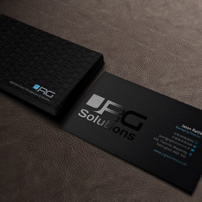 Design a business card for Event Managers, JRG Solutions