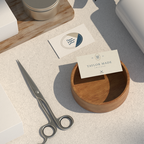 Pet grooming logo with the title 'Winning logo design for fine men's grooming'