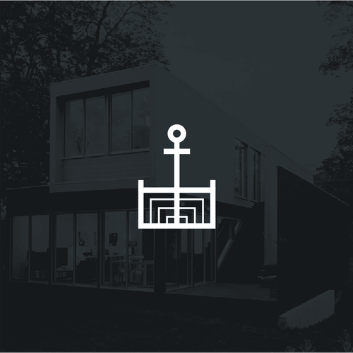 Container logo with the title 'Anchored Roots Homes'