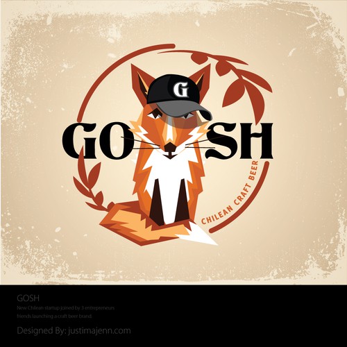 Beer logo with the title 'Fox logo concept for a craft beer'