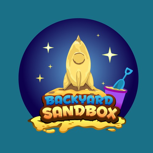 Sand logo with the title 'Logo for Mobile Game Development Company'