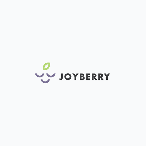 Joyous logo with the title 'A simple and memorable design for a women's yoga apparel company, conveying the feeling of joy and calmness'