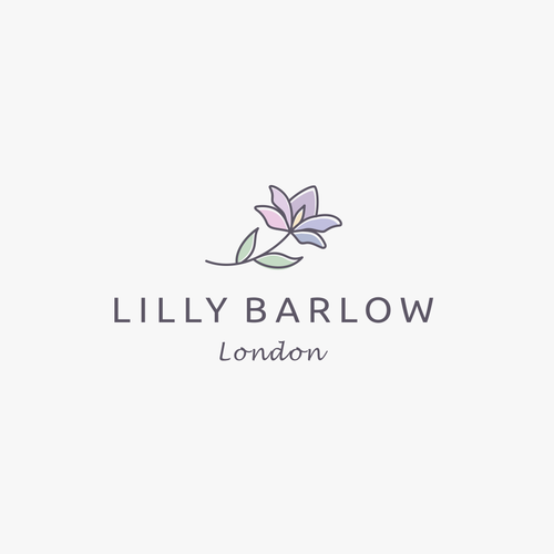 Brand logo with the title 'LILLY BARLOW'