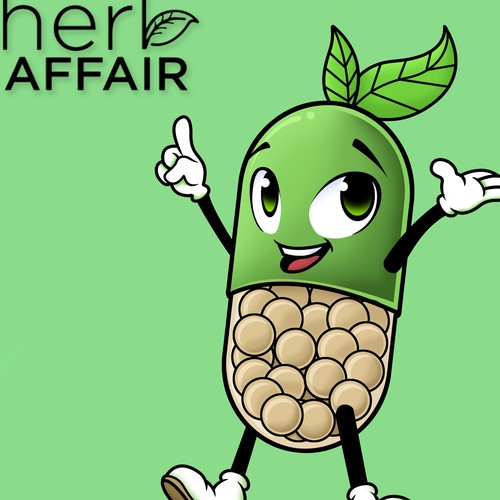 Vitamin design with the title 'Herl Affair'