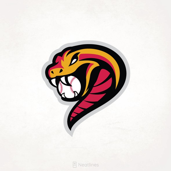 Venom logo with the title 'Baseball emblem '