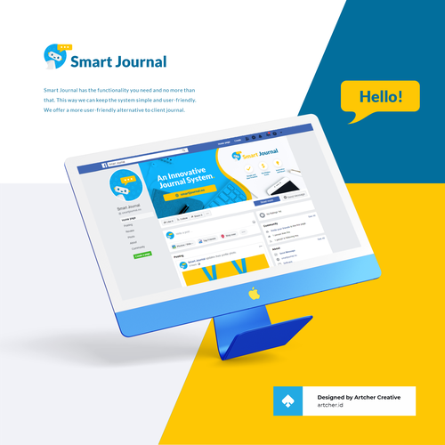 Profile design with the title 'Exciting Social Media Cover'