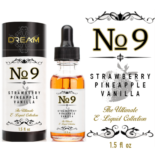 Fancy design with the title 'Dream No9 Vape'