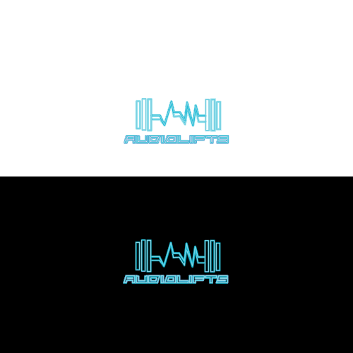 Lifting design with the title 'weight logo'