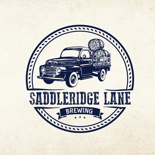 Soda logo with the title 'Vintage brewery emblem'