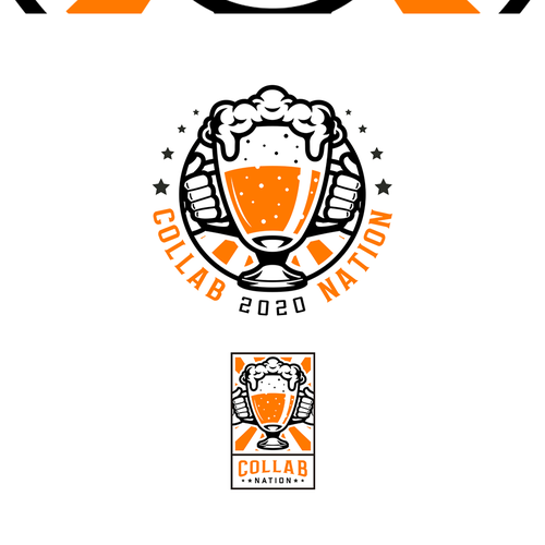Brewery logo with the title 'Collab Nation'