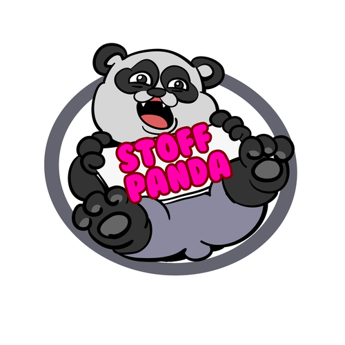 Conceptual logo with the title 'a logo concept based on panda'