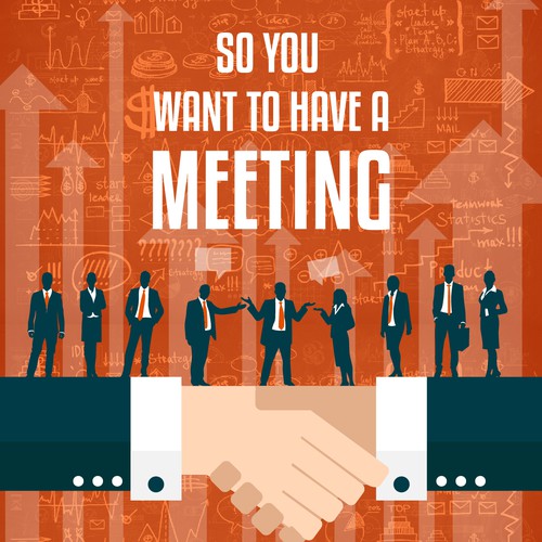 Meeting design with the title 'Infographic for Orange Fox seo company'