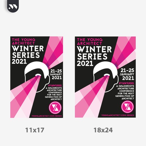 Architecture design with the title 'Poster for Architecture Conference'