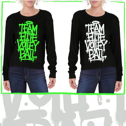 Graffiti t-shirt with the title 'Tev'