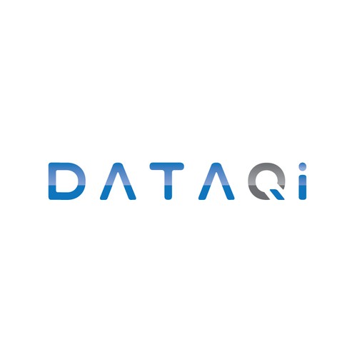 Data center design with the title 'Create the next logo for dataQi'