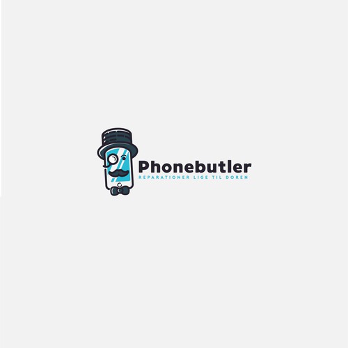 Phone logo with the title 'Logo Concept for Mobile phone repairs'