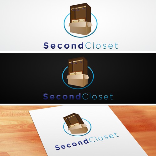 Closet design with the title 'SecondCloset Logo'