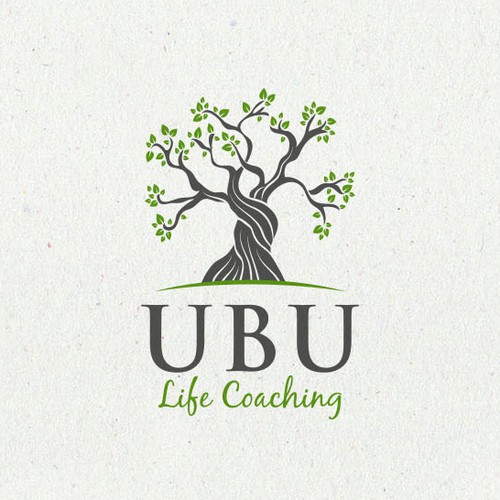 Meditation design with the title 'Logo for UBU Life Coaching'