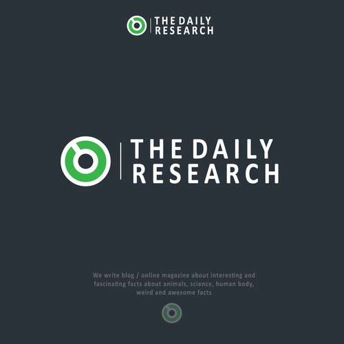 Daily logo with the title 'The daily research'