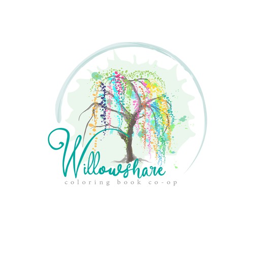 Coloring design with the title 'Logo Willowshare'