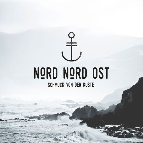 Anchor logo with the title 'Logo for a goldsmith brand : Nord Nord Ost'