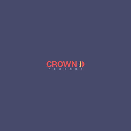 Disk logo with the title 'Crowned Records'