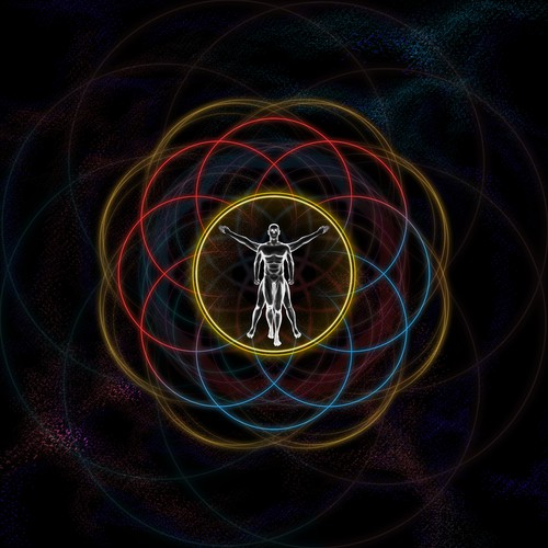 Education illustration with the title 'Human Toroidal Illustration for Finding Meaning'
