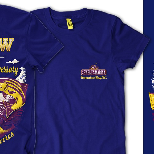 Landscaping t-shirt with the title 'Anniversary Tshirt'