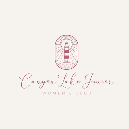 Lighthouse logo with the title 'Logo for philanthropic women's club'