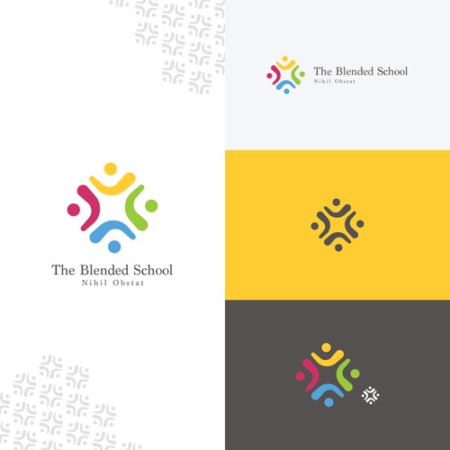 Olympic logo with the title 'Blended School'