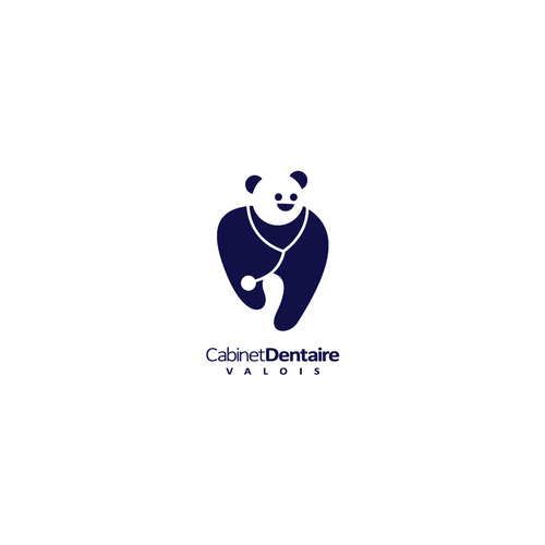 Stethoscope logo with the title 'Cabinet Dentaire'