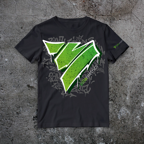 Graffiti t-shirt with the title 'Zilla Metrics'