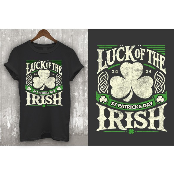 Festival t-shirt with the title 'ST PATRICKS DAY GRAPHIC TEE'