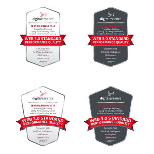 Seal design with the title 'Seal/badge for a website certification program'