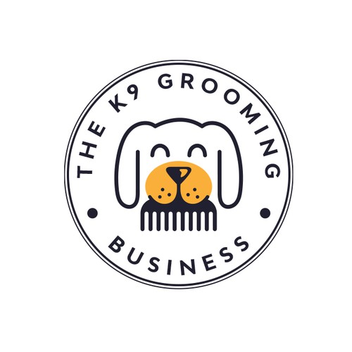 Pet grooming logo with the title 'Mobile Dog Groomer needing a eye catching design'