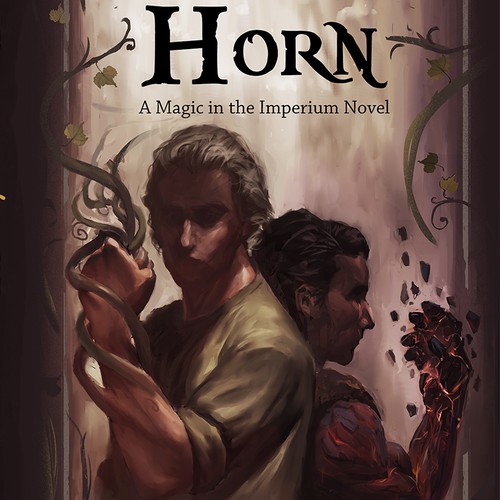 Drawing book cover with the title 'The Emperor's Horn'