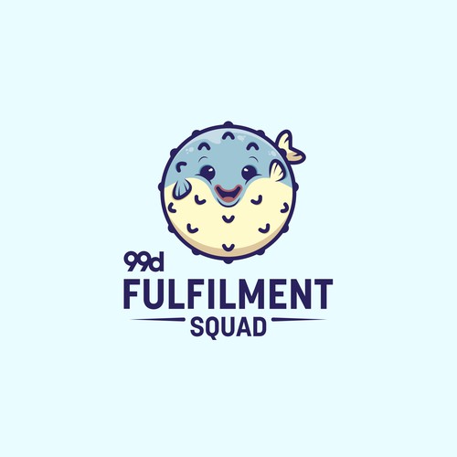 Fish artwork with the title 'Fugu Fish for 99d Fulfilment Squad'