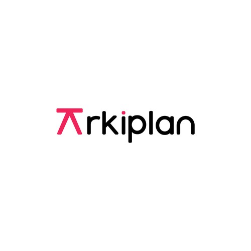 Plan logo with the title 'Custom made wordmark for Arkiplan'