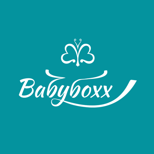 Baby boutique logo with the title 'Simple Clean Handmade Type Logo baby company.'