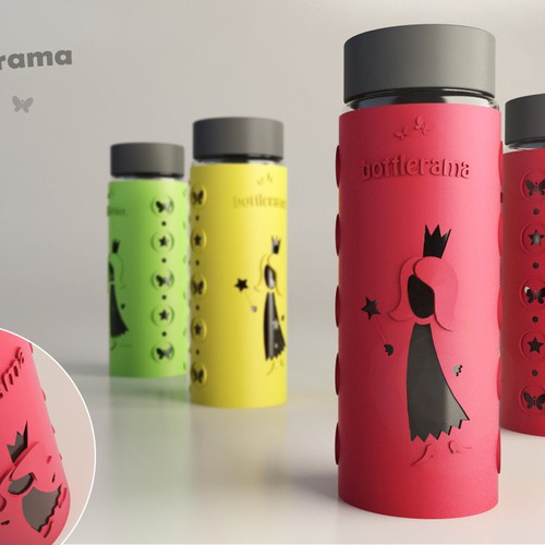 Princess design with the title 'Create the next amazing princess to feature on a new water bottle'