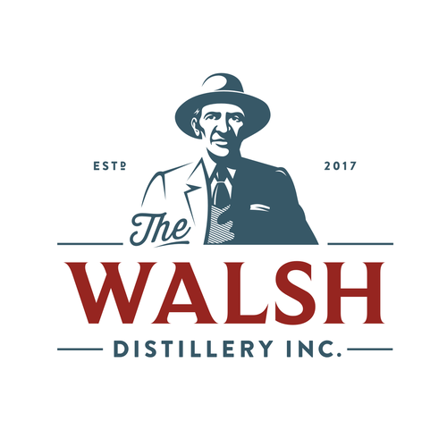 Speakeasy logo with the title 'The Walsh Distillery Inc.'