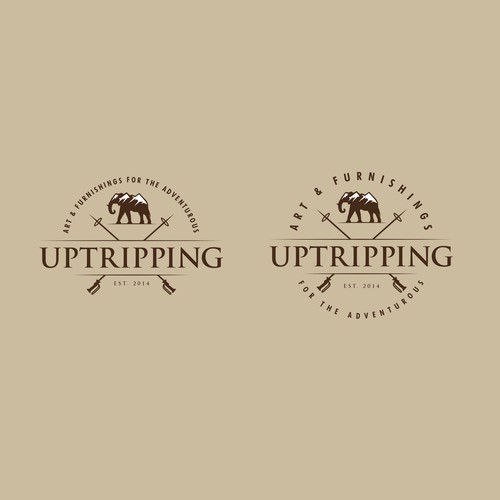 Denver logo with the title 'Uptripping. Art & Furnishings for the Adventurous'